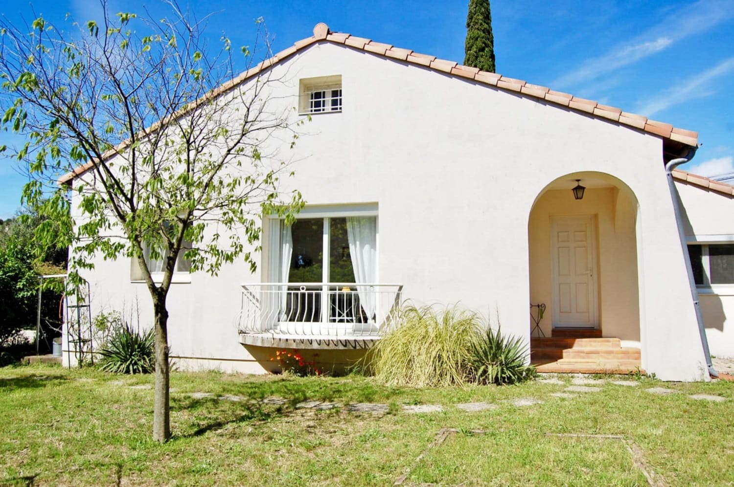 Façade ouest de la villa